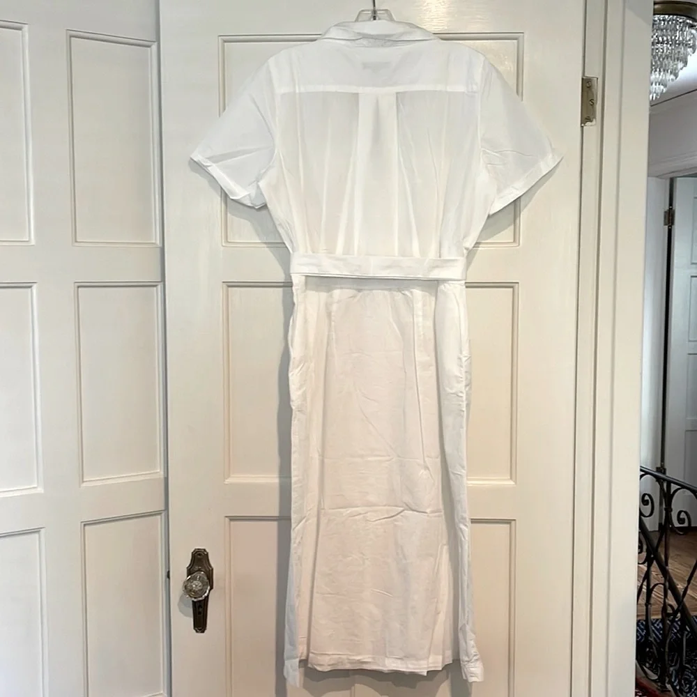 J.Crew Poplin Patch-pocket cotton poplin shirtdress dress AY892